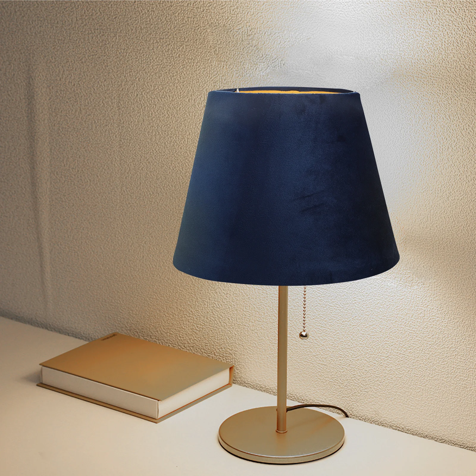 

Gold Lined Lampshade High-Quality Cloth Durable Lightweight For Bedroom Floor Wall Table Decor Decorative Light Cover