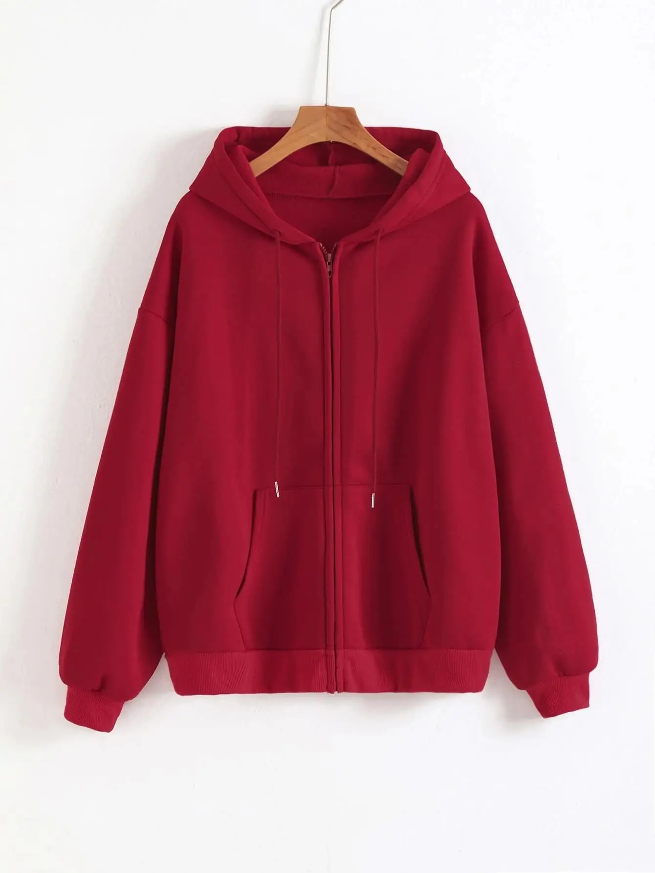 Womens And Men Hoodies Zippered Autumn Casual Sportswear Trendy Comfortable Long Sleeved All-Match Pocket Ziop-UP Hoody