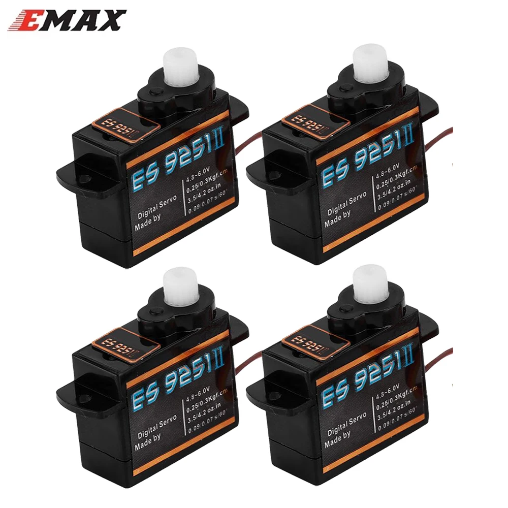 Original EMAX ES9251II ES9251 4g Micro Digital Servo 0,27 KG für RC Modell Flugzeug Hubschrauber Roboter Ersatz DIY Teile – Detail 3