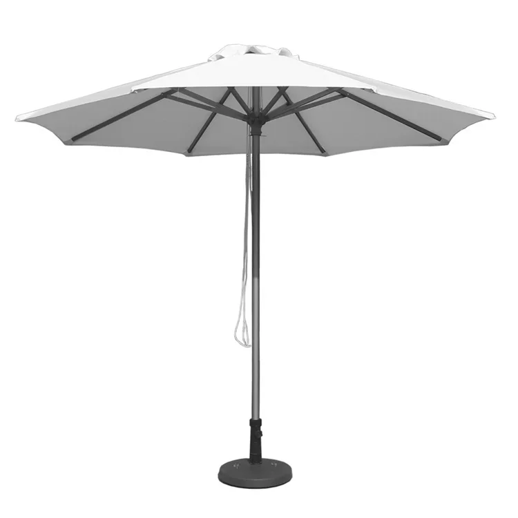 Luxury Strong Uv Waterproof 2.5m 8 Ft Beach Umbrella Outdoor Sunshade Garden Umbrella With Tassels Parasol