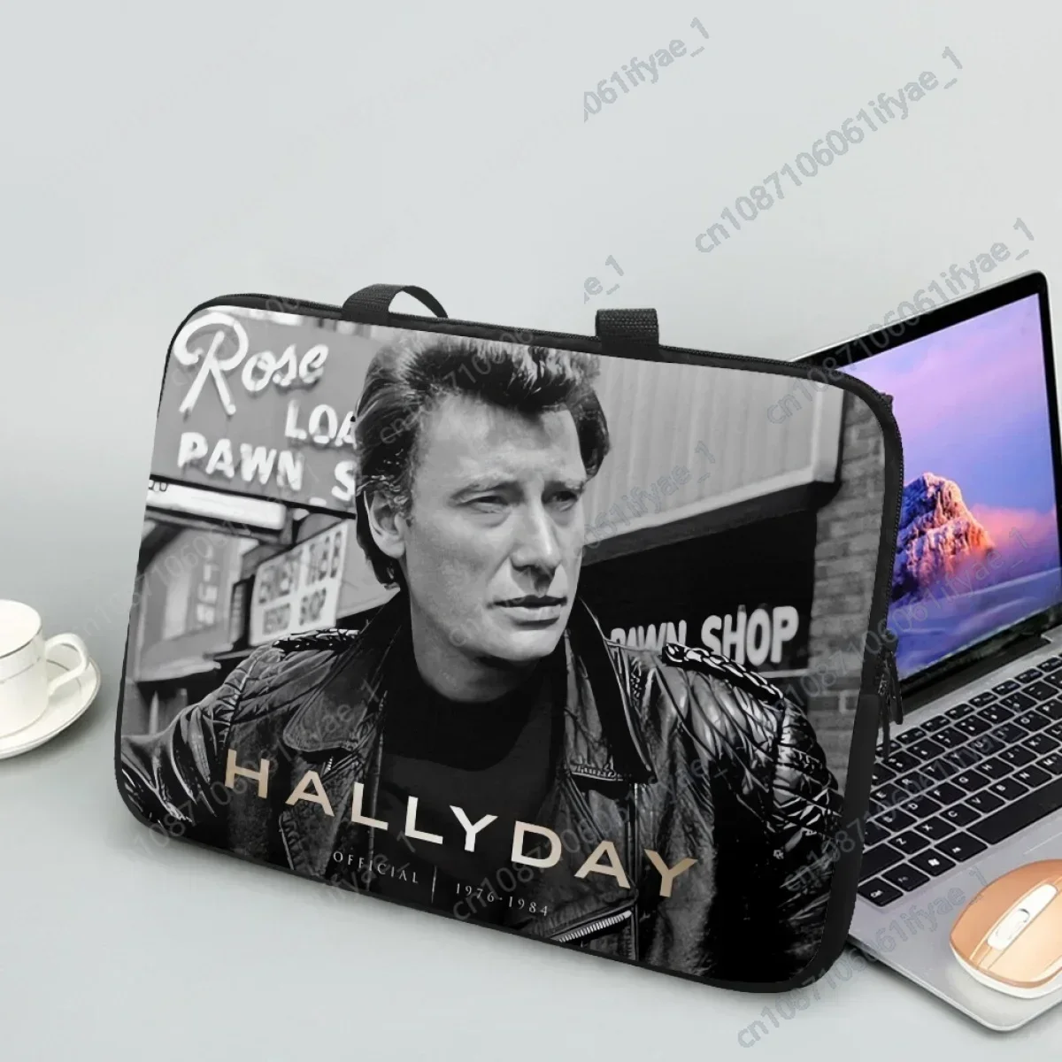 Johnny Hallyday Laptop Handbags Case Cover Pouches Classic Singer Computer Tablet Bag Quality Travel Universal Sac A Mains Femme