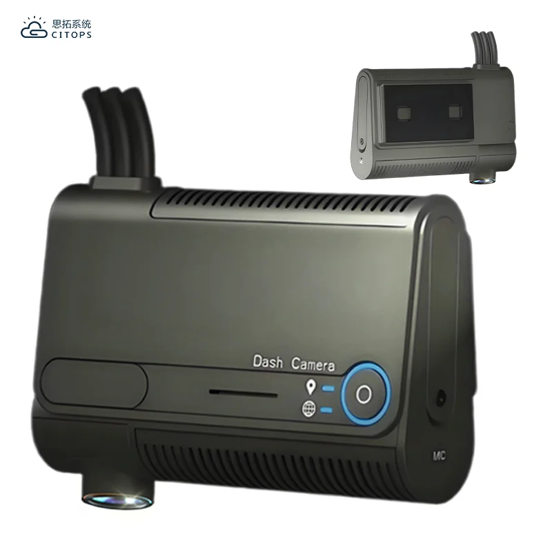 Cheap 4CH H.264 1080p Fleet Management System Dashcam GPS 4G Wifi 2 Taxi Mobile MDVR Records TF Card CMS Platform 1080p 4ch
