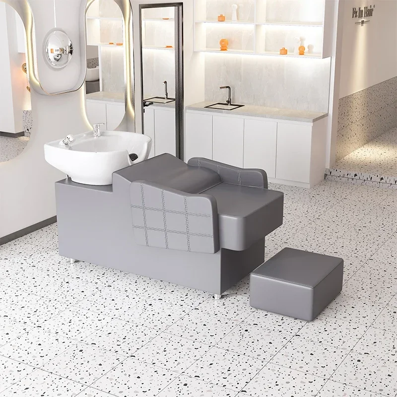 

Beauty Salon Shampoo Chair Minimalist Comfortable Hair Washing Chair Professional Modern Silla De Corte De Pelo Salon Furniture
