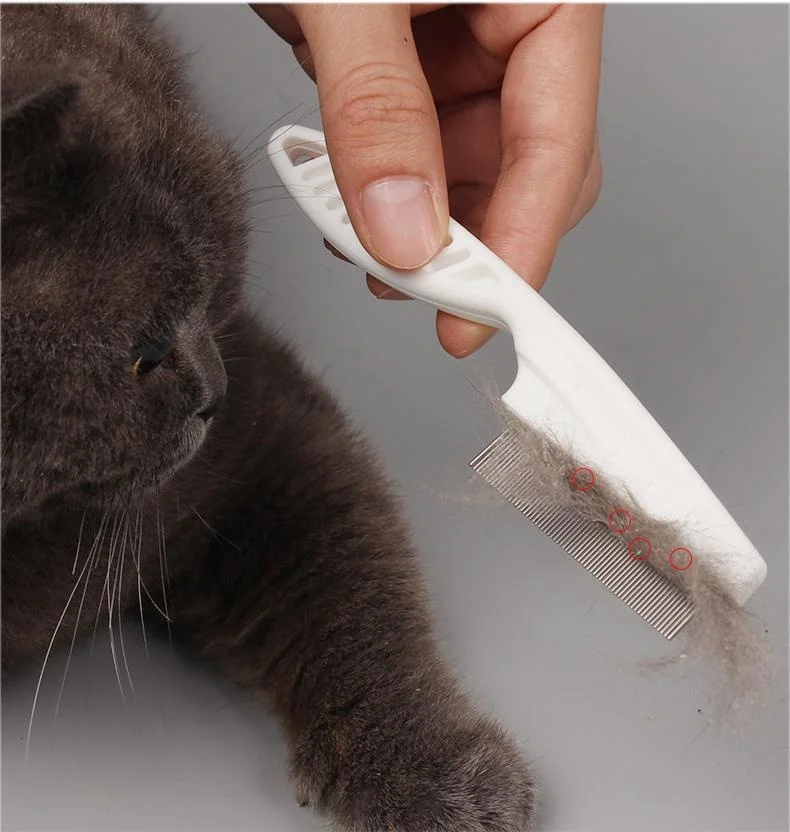 Comb For Cats Dogs Pet Stainless Steel Comfort Flea Hair Grooming Tools Deworming Brush Short Long Hair Fur Remover