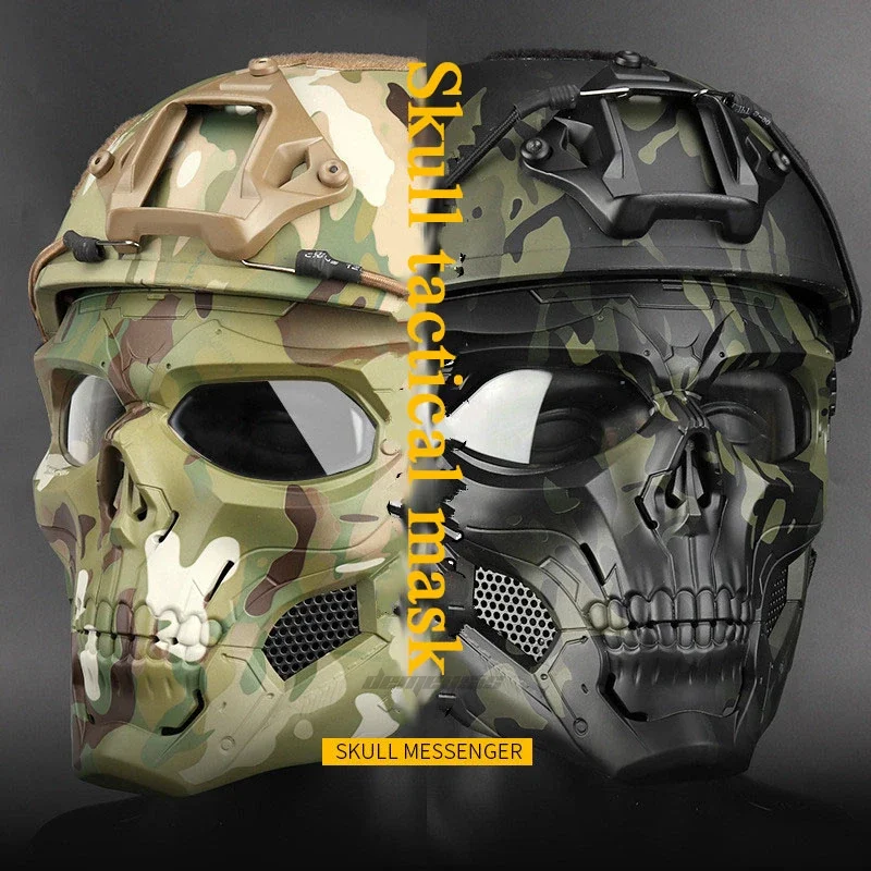 Airsoft Paintball Tactical Skull Mask Outdoor Sports Breathable Padde Shooting Hunting Mask Men Women Nylon Military party Masks