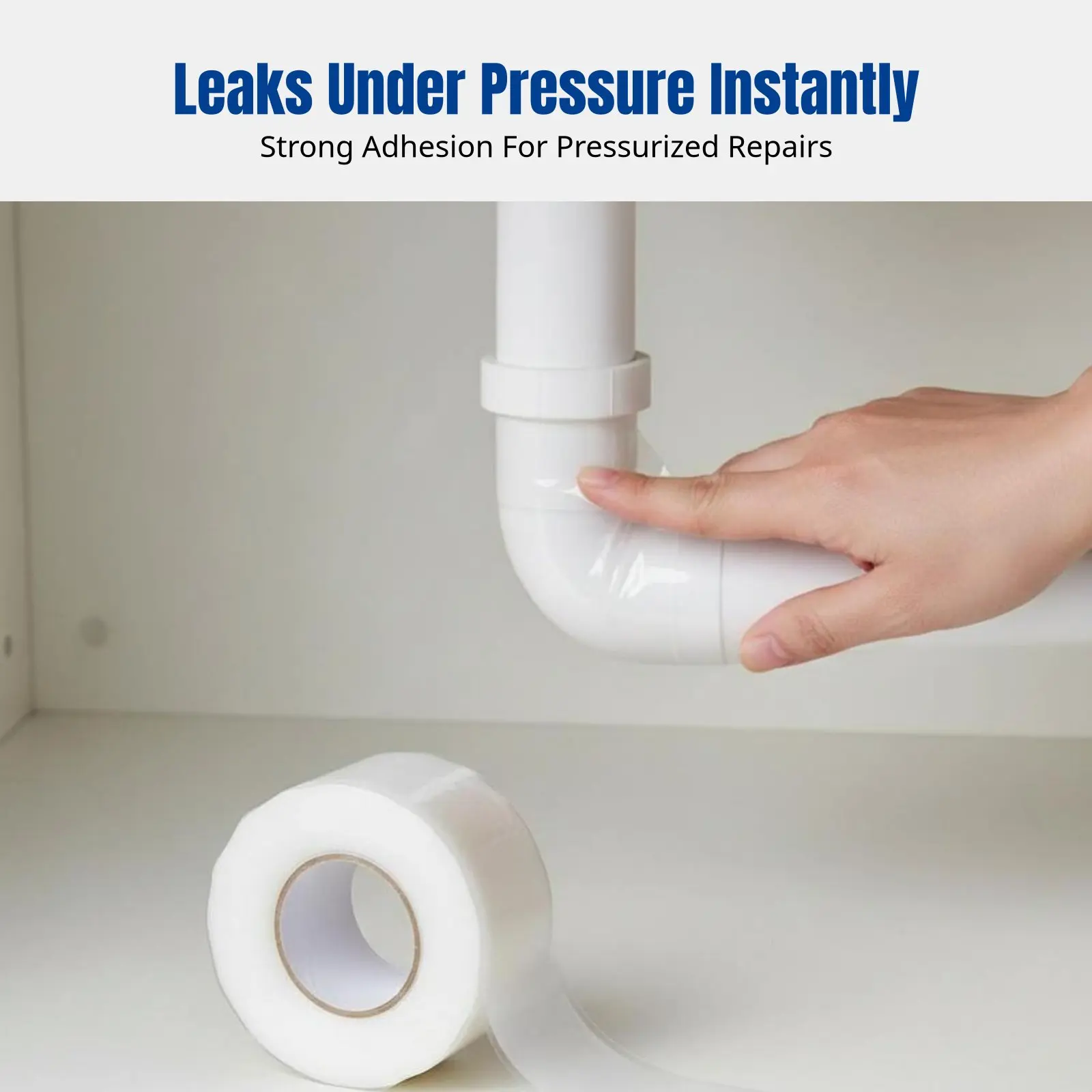 Self-Fusing Silicone Pipe Waterproof Barrier Tape, Leakproof, High Adhesion, for Multiple Pipe Types