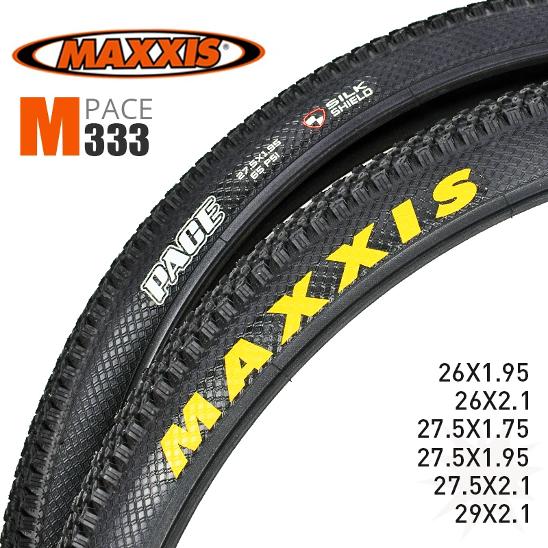 MAXXIS 26 MTB Bicycle Tire 26*1.95 26*2.1 27.5*1.95/2.1 29*2.1 M333 Bike Tire Mountain Cycling 29 Bike Wire Tyre or Inner Tube