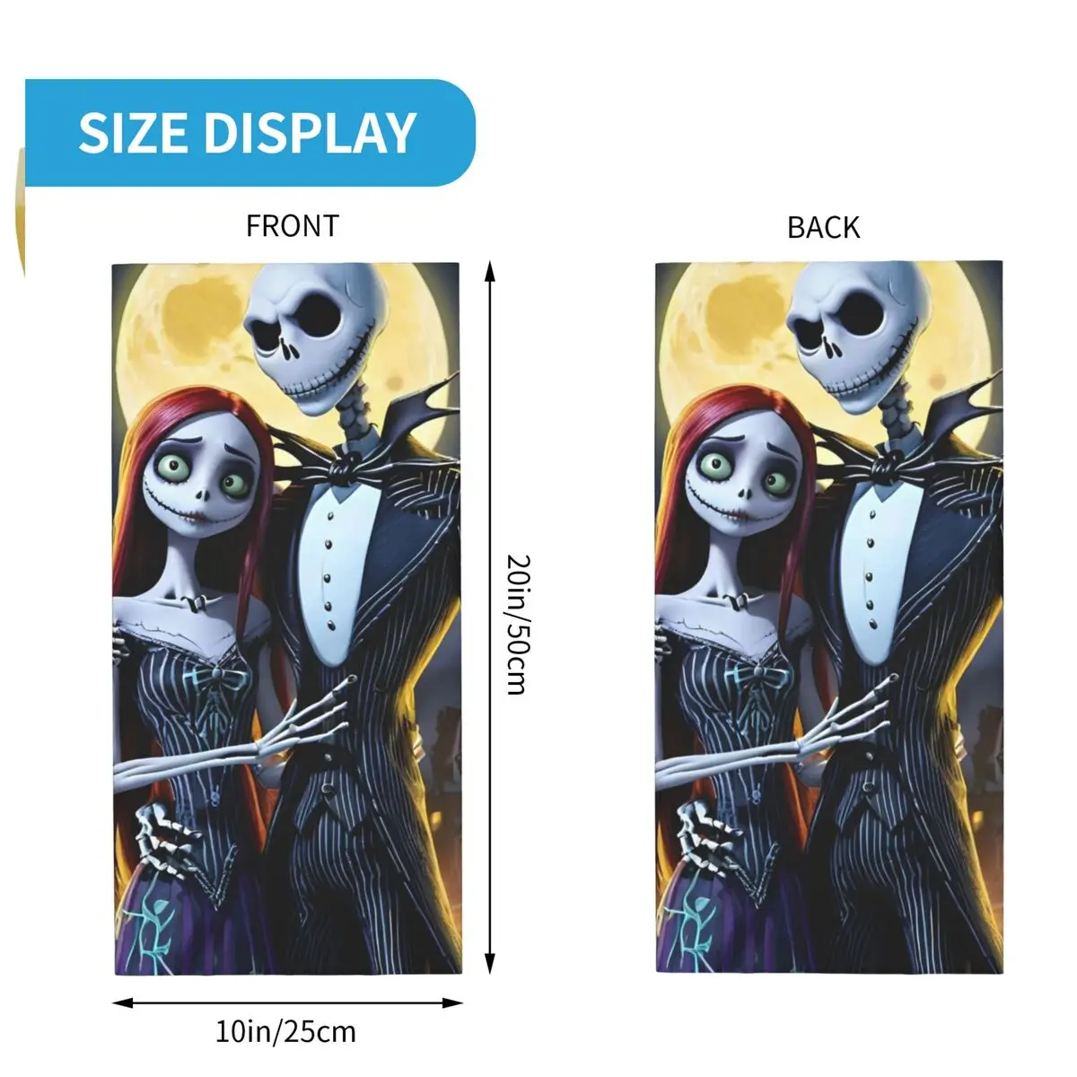 The Nightmare Before Christmas Balaclava Riding Fishing Jack Cartoon Bicycle Mask Sun Protection Soft Motorcycle Face Masks