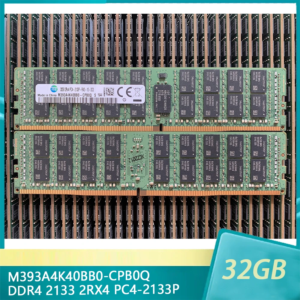 1 pz per Samsung RAM M393A4K40BB0-CPB0Q DDR4 2133 32GB 32G 2 rx4 PC4-2133P-REG memoria Server ECC