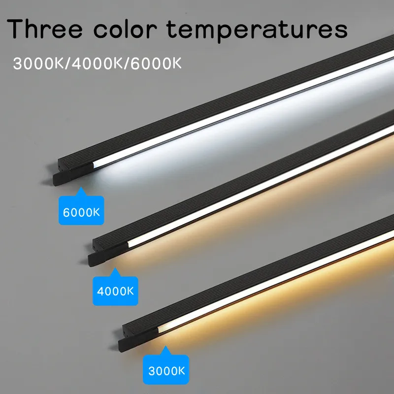 Recessed Mini Aluminium Led Profile with Silicone Cover for Cabinet Bookshelf Showcase Panel Light Led Channel Home Linear Decor