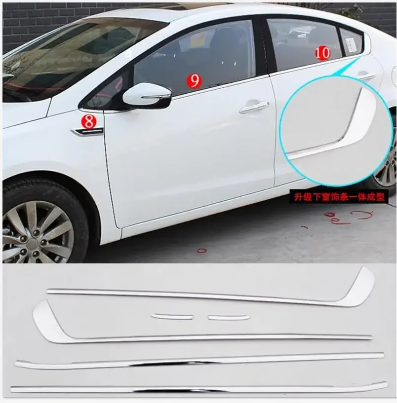 

stainless steel bottom window trim for KIA Forte/Cerato/K3 2013 2014 2015 2016 2017 2018