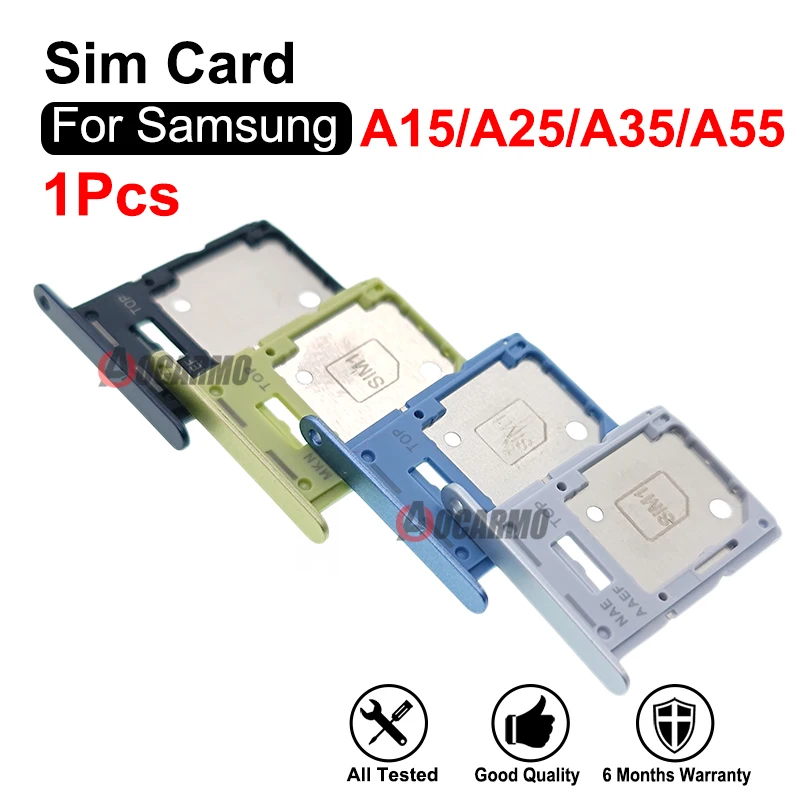 1 Stück SIM-Fach für Samsung Galaxy A15 A25 5G A55 A35 SIM-Karten halter Steckplatz Ersatzteile