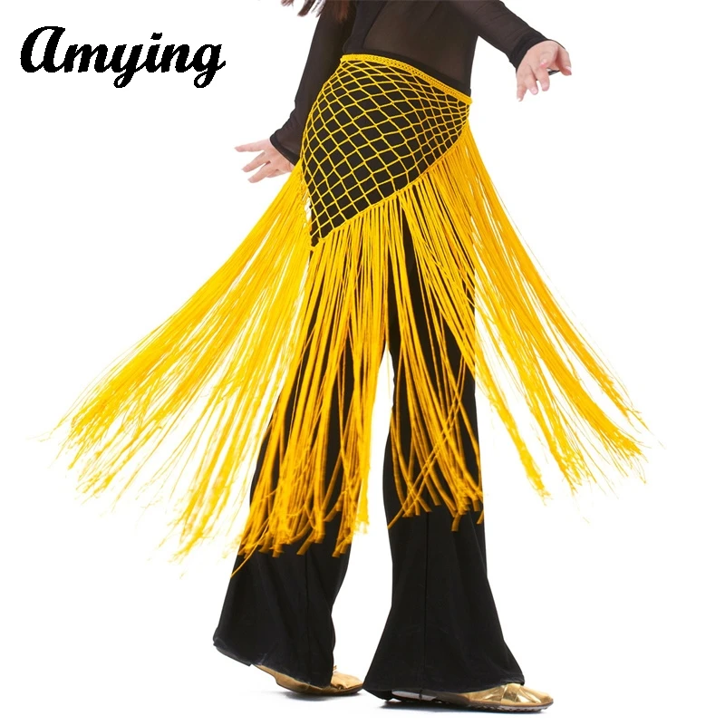 

Women Belly Dance Hip Scarf Mermaid Hip Scarf Argentine Style Triangular Scarf Shawl Belly Dance Costume Tassels Waist Chain