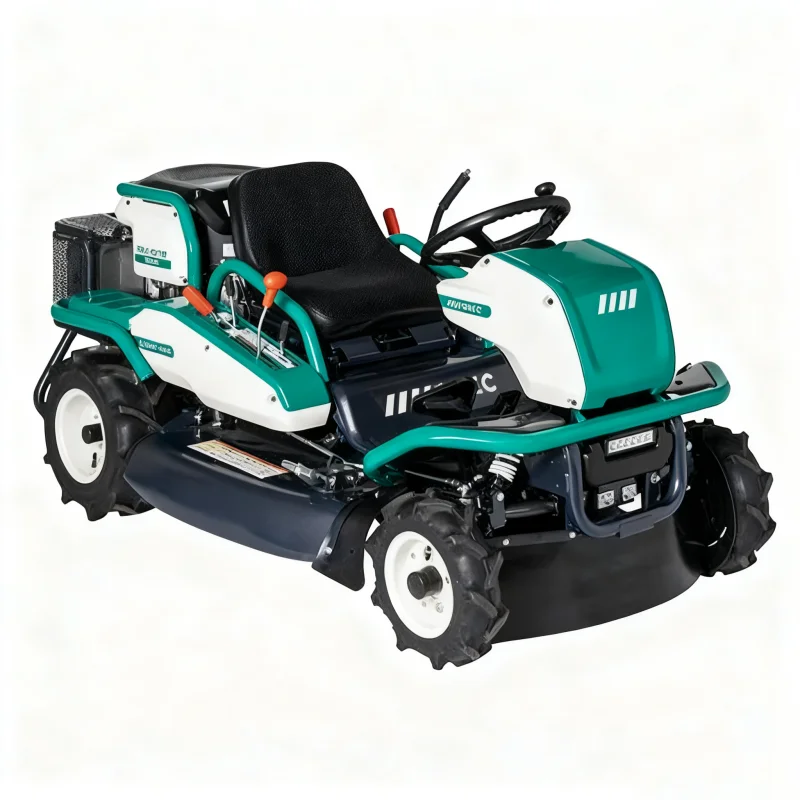 جزازة العشب الكهربائية المخصصة لبدء التشغيل، قاطعة الفرشاة 88 سم، درجة ذاتية الصنع مع صندوق العشب