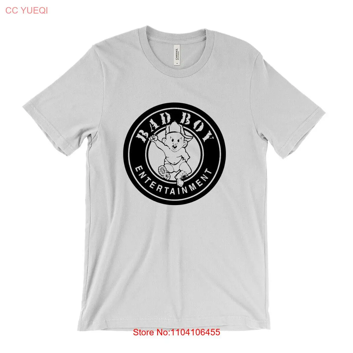 

Футболка Bad Boy Records — Biggie Mase Uptown Records — этикетка в стиле хип-хоп 90-х годов