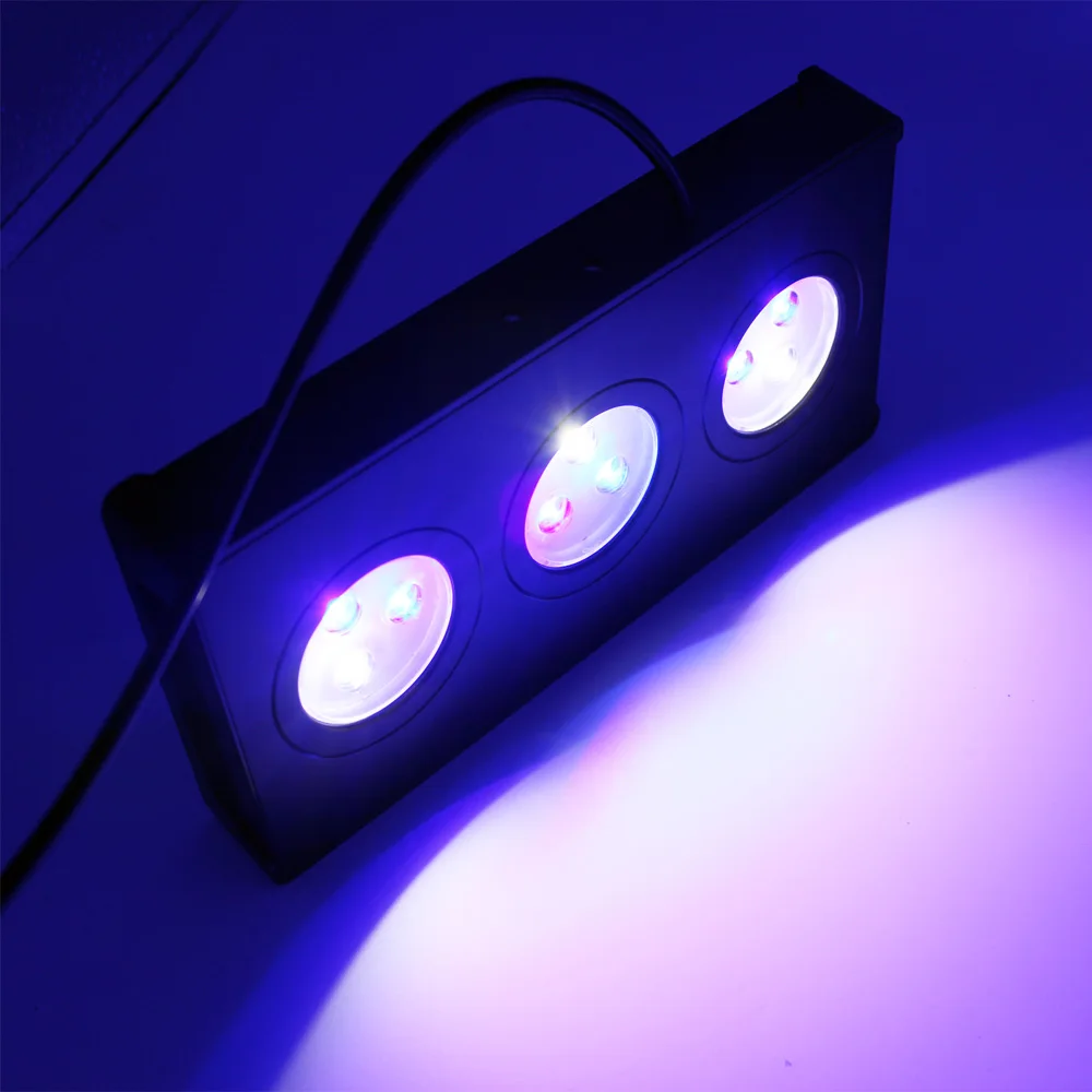 Spectra Aqua knight V1Updated LED Aquarium Light 30W Saltwater Lighting with Touch Control timer 8/10/12H for Coral Reef  Tank