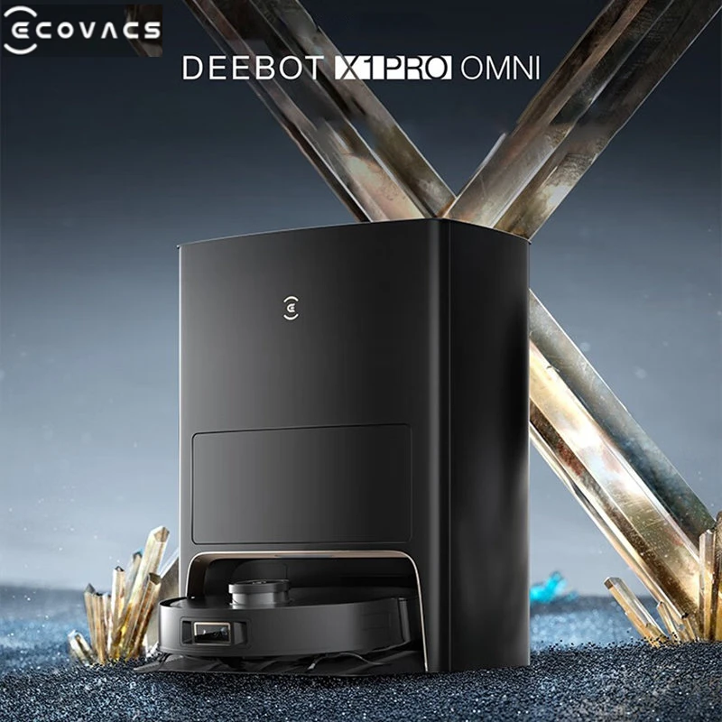 

Робот-пылесос Ecovacs Deebot X1 PRO OMNI, 5500 па, автоматическая сборка пыли