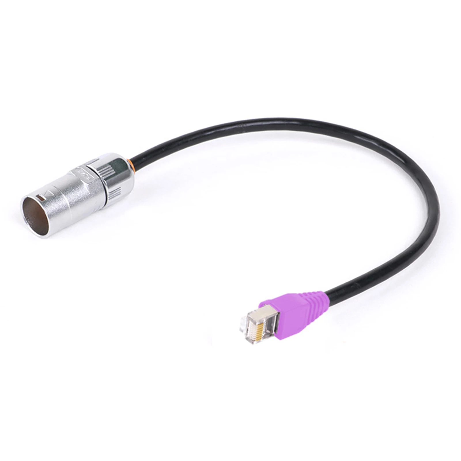 0.3M-20M Waterproof CAT6/CAT5 Shielded Ethercon Cable with Booted RJ45, Tactical Locking Ethernet, Zinc Alloy Shell Connectors