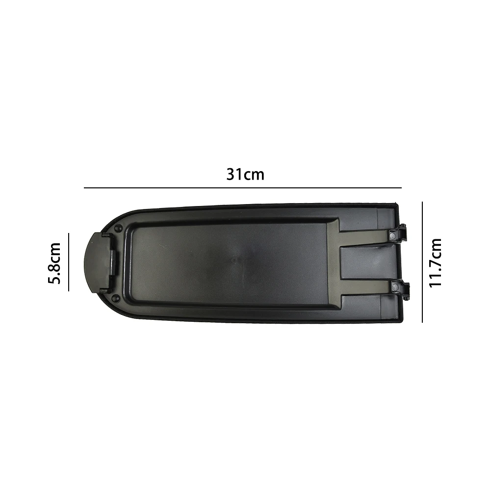 غطاء مسند ذراع السيارة بو الجلود البلاستيك مزلاج الصيد ل بورا ل باسات 18D 867 173 استبدال أسود 3B0 867 173
