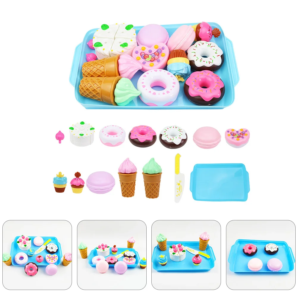 

Pretend Cutting Toy Simulation Dessert Children’s Toys Birthday Cake Childrens for Girls