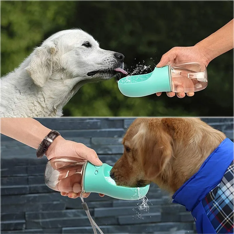 

Portable Dog Water Bottle Food and Water Container For Dog Pets Feeder Bowl Outdoor Travel Drinking Bowls Water Dispenser