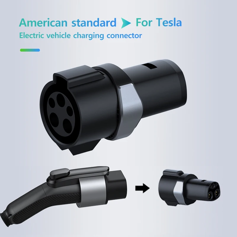 QIAO 테슬라용 충전 어댑터, 테슬라 모델 3, Y, X, S, NACS-J1772 용, J1772 EV와 호환 가능, 최대 80A, 280V