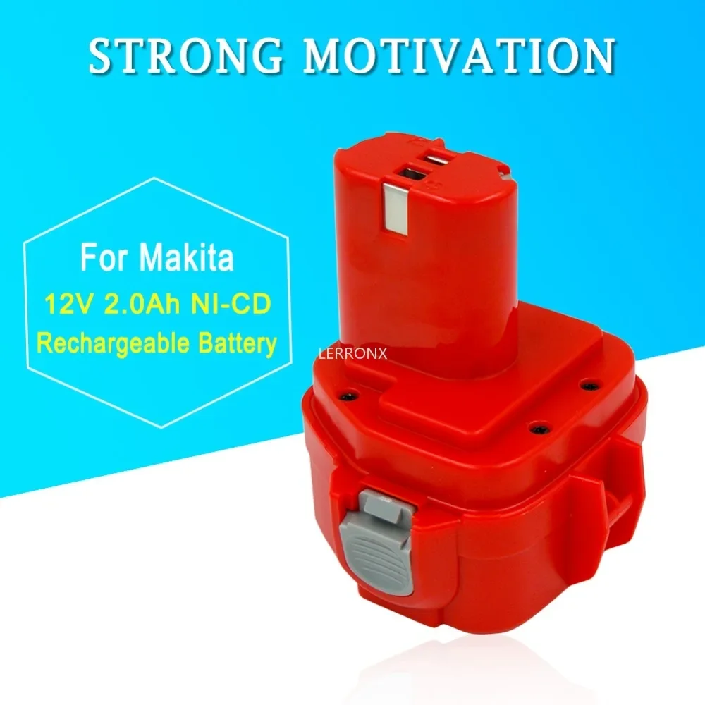 2000mAh Ni-CD Power Tools Replacement Rechargeable Battery for Makita 12V Screwdriver PA12 1220 1222 1235 6227D 6271D