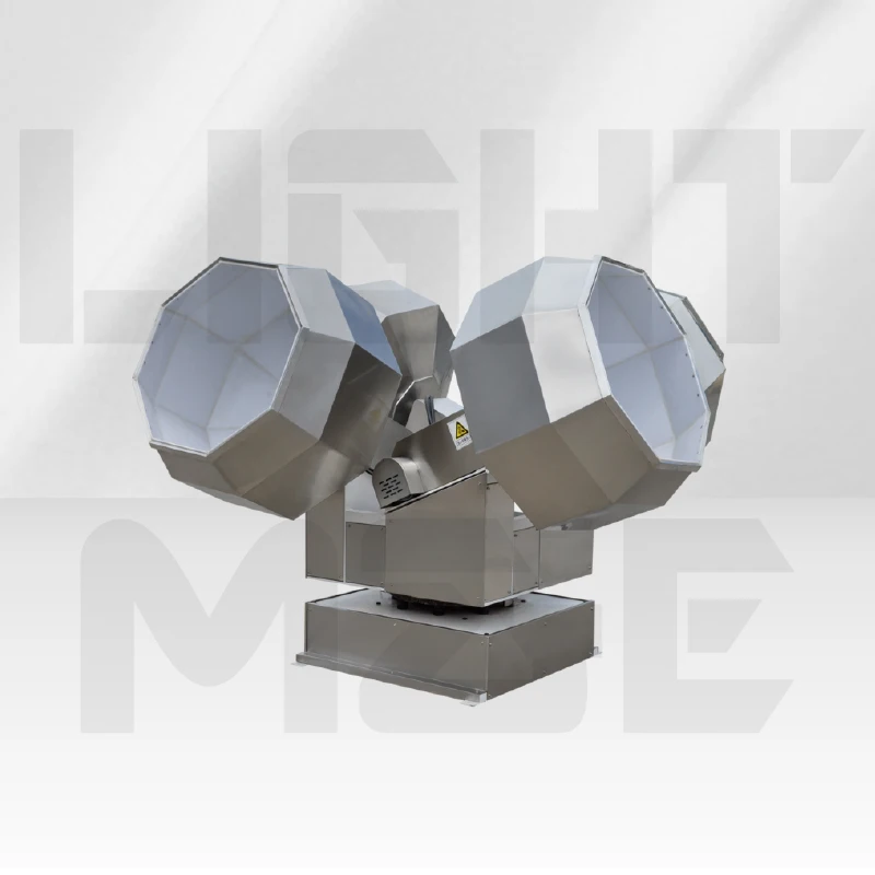 Extruded Food Flavoring Line Eight Square Seasoning Machine