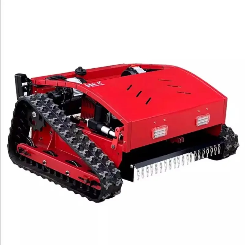 

Remote control lawn mower crawler electric small multi-function gasoline four-wheel drive lawn mowing grass agricultural weeder