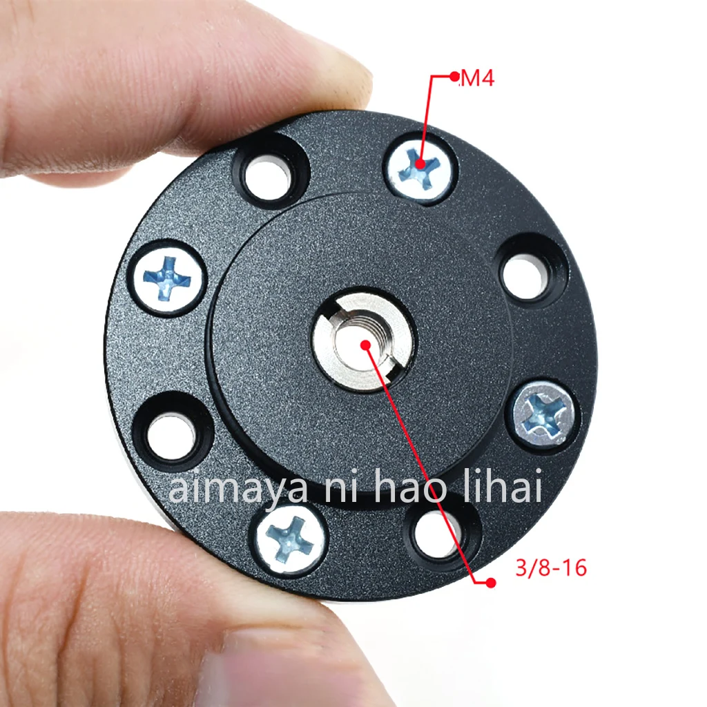 

Металлическое настенное крепление с резьбой 1/4 и 3/8 дюйма, фиксированное основание Magic Arm для веб-камеры, проектора, монитора, световой стойки, кронштейна для DSLR-камеры