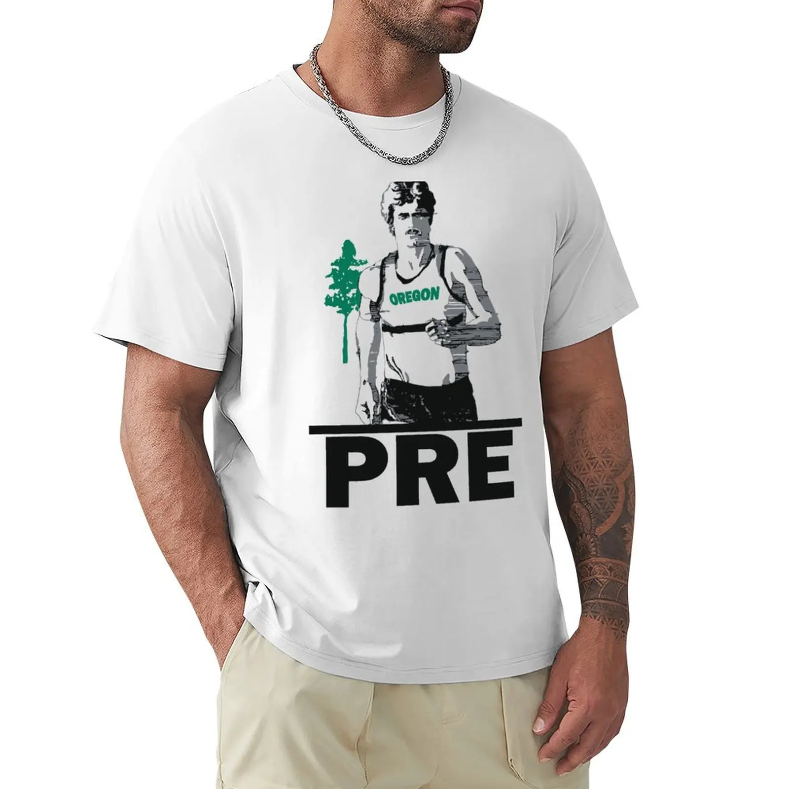 Prefontaine T-shirt oversized shirts graphic tees mens cotton t shirts