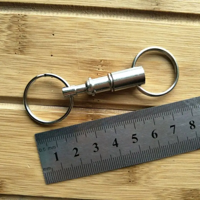 Double for Key Chain Pull-Apart Quick Release for Key Ring for Men