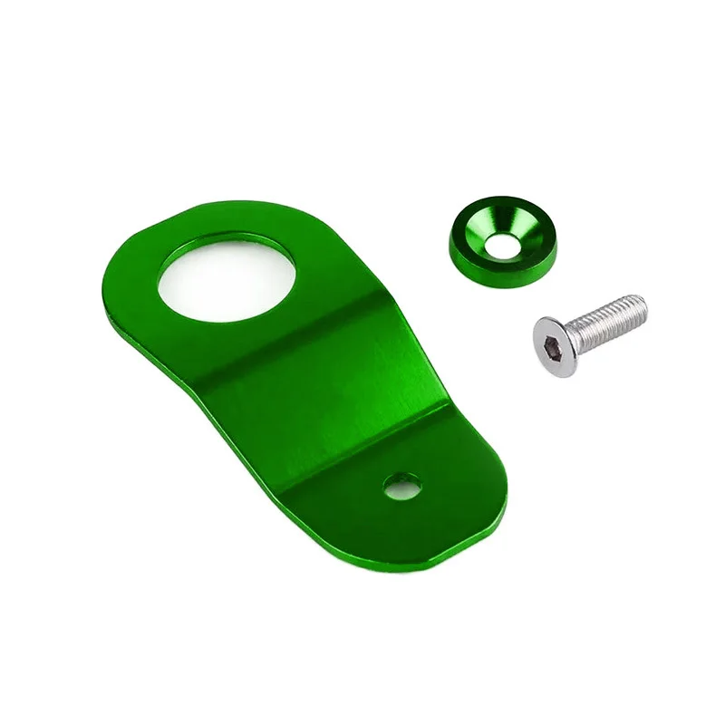 Car Modified Water Tank Fixed Bracket Aluminum Radiator Support Clamp With Screws For Honda Civic EK  Engine Bay Accessories - view 4