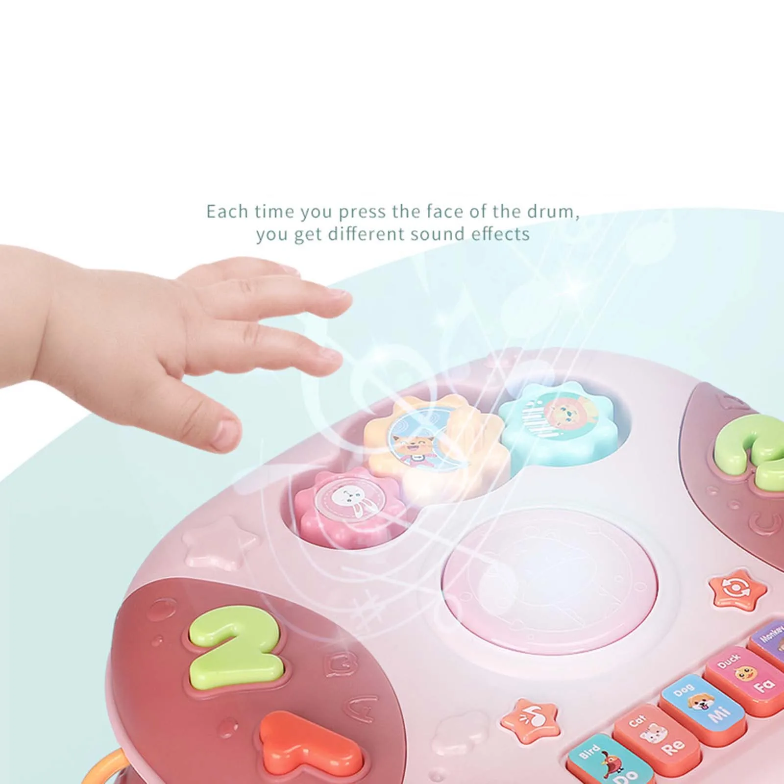 Baby Activity Table Toys Musical Sound Cute Infants Activities Toys Educational Skills Learning  Music Game Kids Gift For Baby