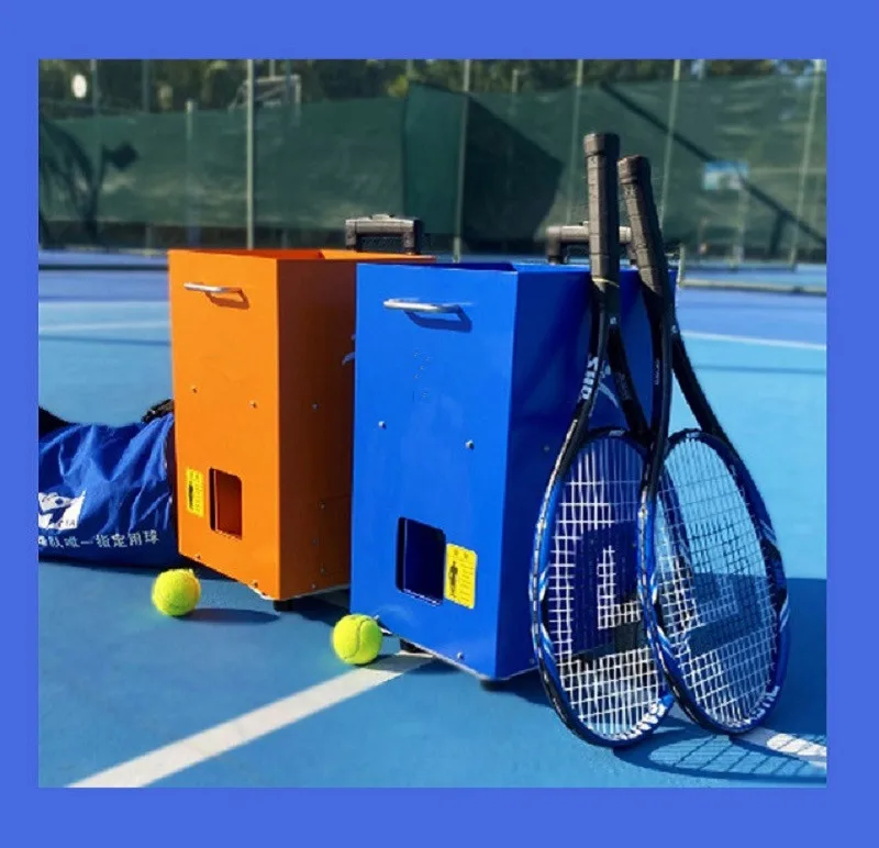 Educational Service Robot Tennis Serve Machine Smart Auto Tennis Ball Launcher Machine Tennis Ball Training Shooting Machine