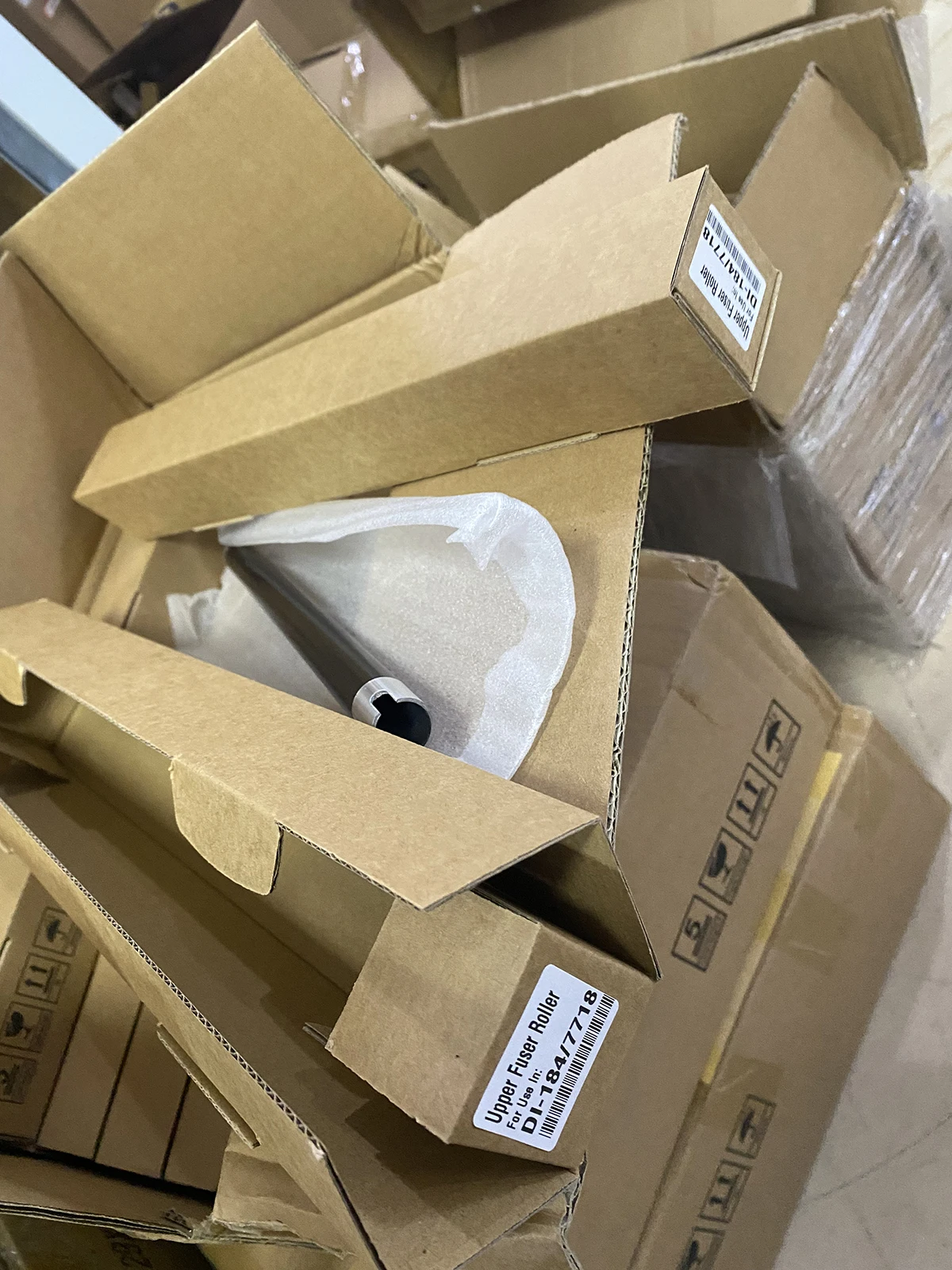 

2X A0XX-5602 Верхний верхний нагревательный ролик фьюзера для Konica Minolta bizhub 164 184 185 7718