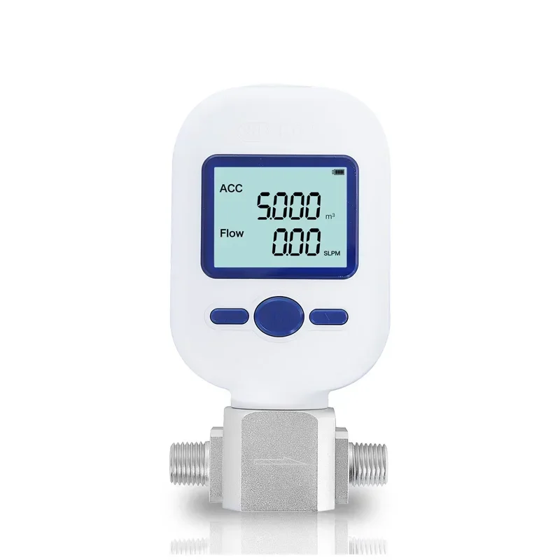 MF57065712 Micro digital display gas mass flowmeter compressed air nitrogen oxygen carbon dioxide flowmeter