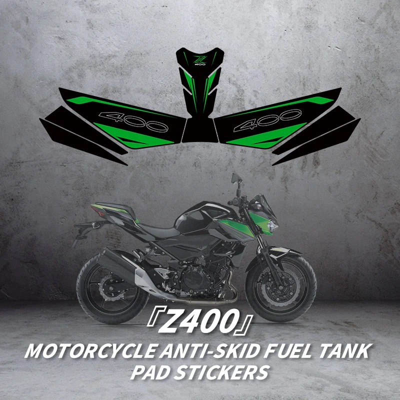 

Аксессуары для мотоциклов KAWASAKI Z400, коврик для бензобака, противоскользящее украшение для велосипеда, защитные наклейки для топливного бака