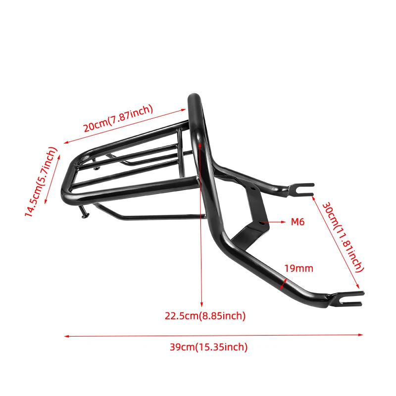 Motorcycle Rear Shelf Luggage Bracket for Honda Monkey 125 2018-2024 2022 2023