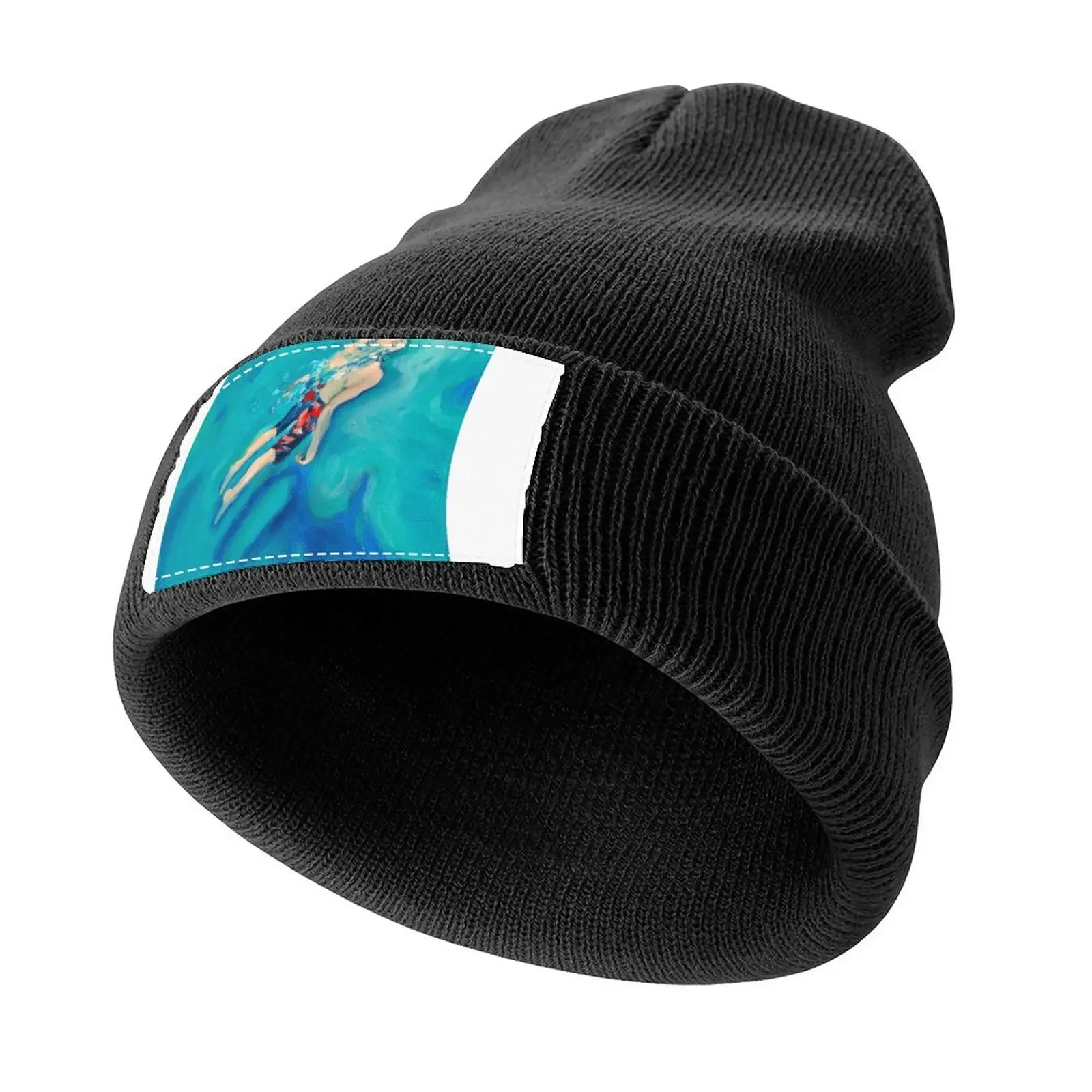 emerging swimmer Knitted Cap foam party Hat Visor cute Thermal Visor Male Women's