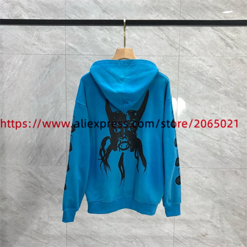 Blue Enfants Riches Deprimes Hoodie Men Women Best Quality Graphics Graffiti Loose ERD Pullovers With Tags