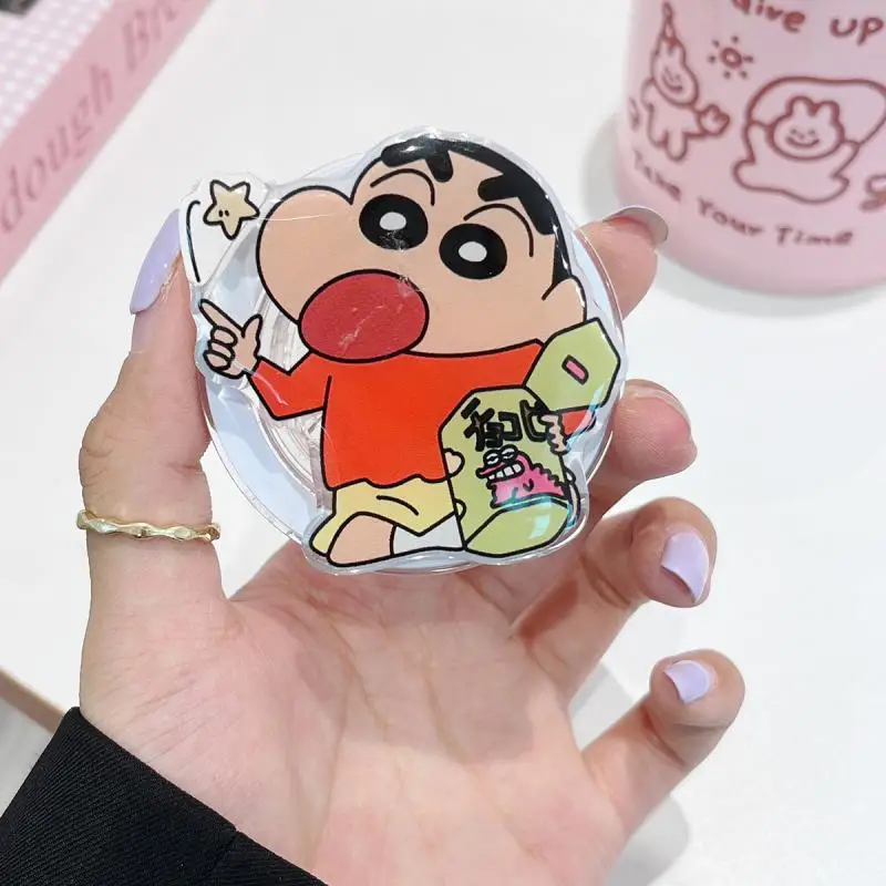 أنيمي تلوين شين تشان زوجين جراب هاتف مع حامل Magsafe المغناطيسي اللاسلكية الهاتف وسادة هوائية حامل قبضة توك حامل قوس الهدايا #5