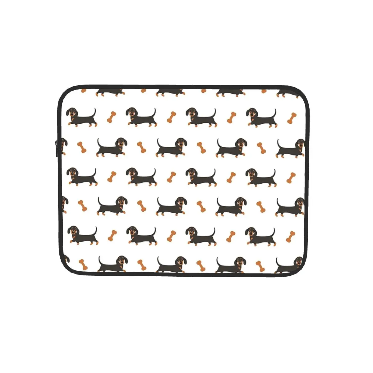 Black And Tan Dachshund Sausage Dog Notebook Laptop Bag Case Pouch For Macbook Air Pro Tablet Shockproof Case Bag - view 4