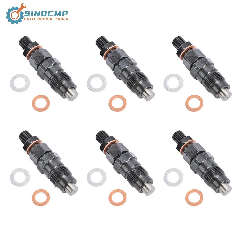 6Pcs Diesel Fuel Injectors Set For Landcruiser Coaster 1HZ 70 & 80 series Fuel Supply System Fuel Injector Engine Parts