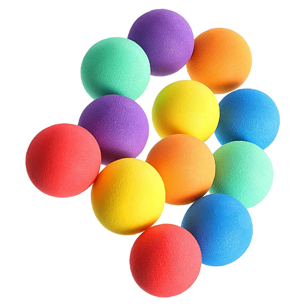 24 Pcs Foam Ball Hockey Eva Sponge Child Finger Exercise Balls Colorful