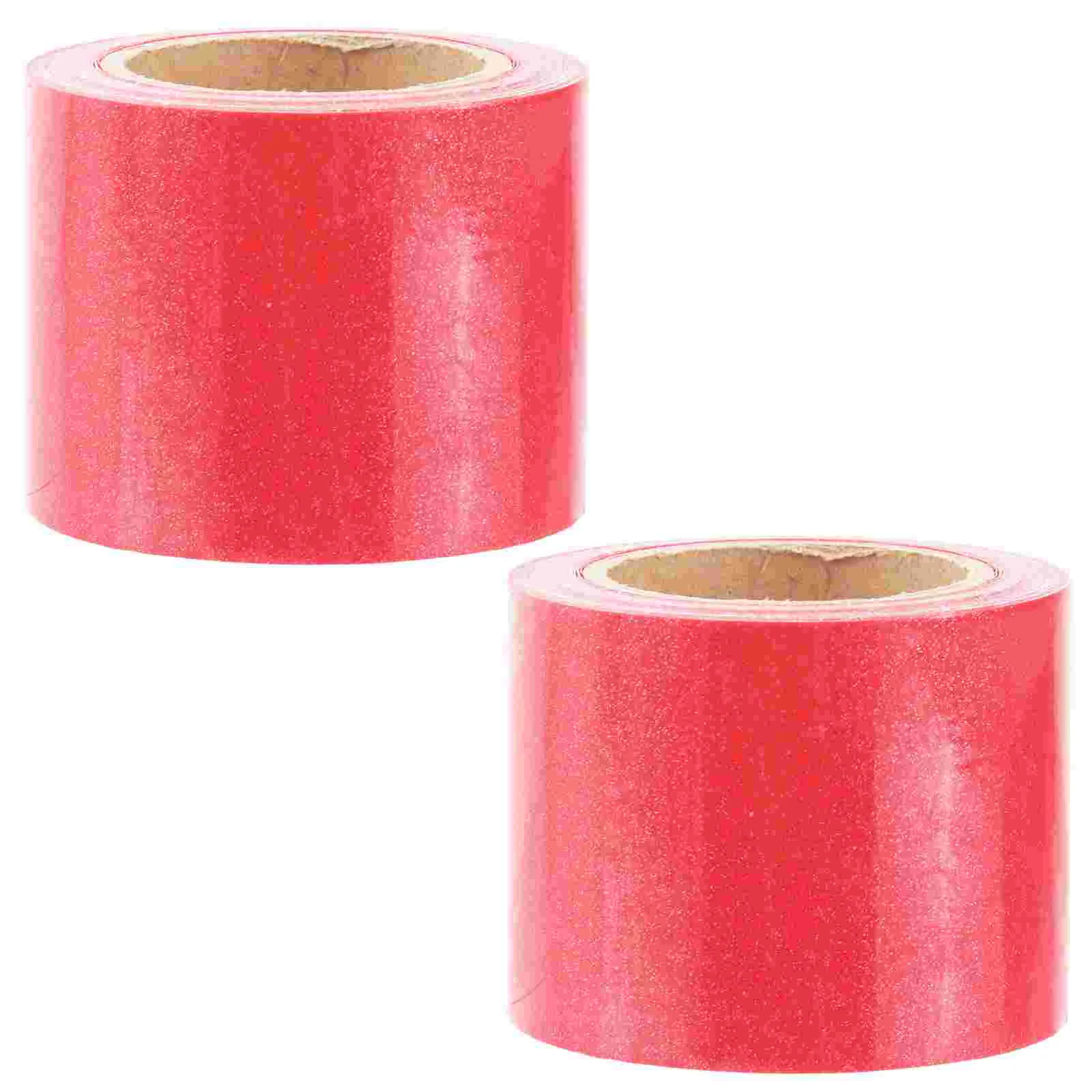 

2 Rolls Whiteboard Border Stickers Self Adhesive PVC Transparent Anti Collision Glass Waistline Classroom Supply Kids Room