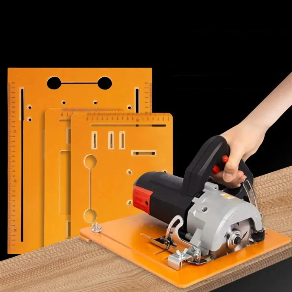 Punch-Free Cutting Machine Base Plate 90° Flat Cutting 45° Diagonal Cutting Circular Saw Insert Plate Artifact Trimming