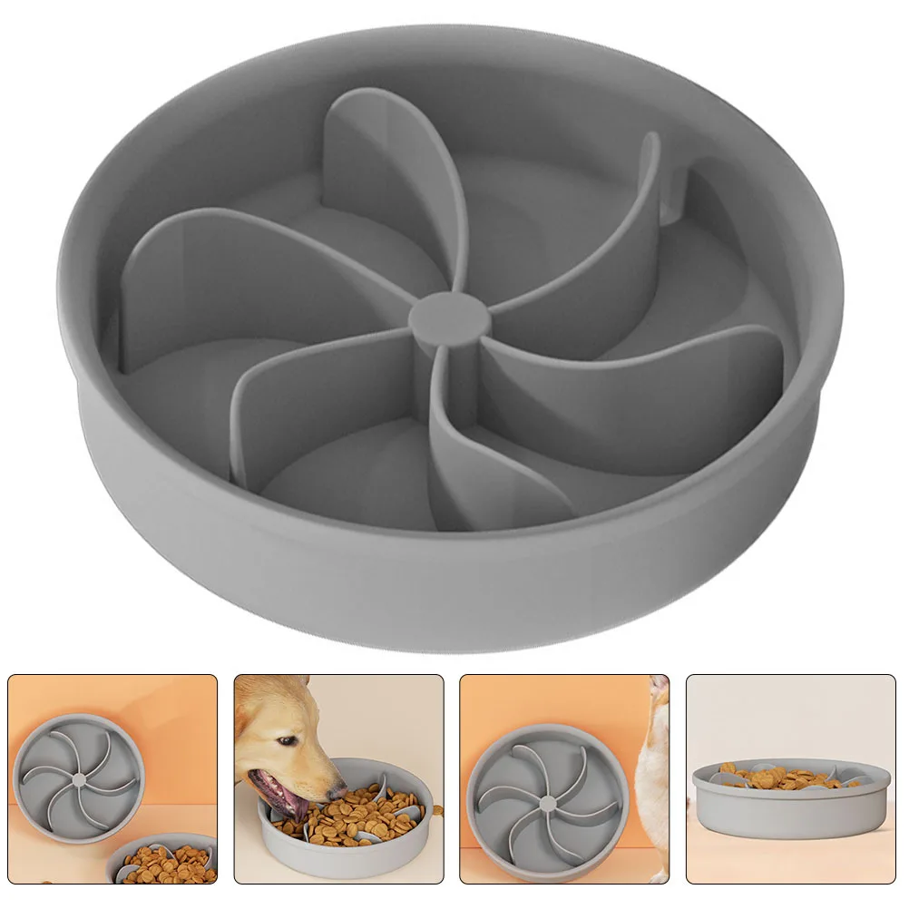 

Pet Bowl Silicone Dog Slow Feeder Bowl Large Breed For Cats Small Puppies Indoor Pet Supply Dog Feeding Bowls Cat Slow
