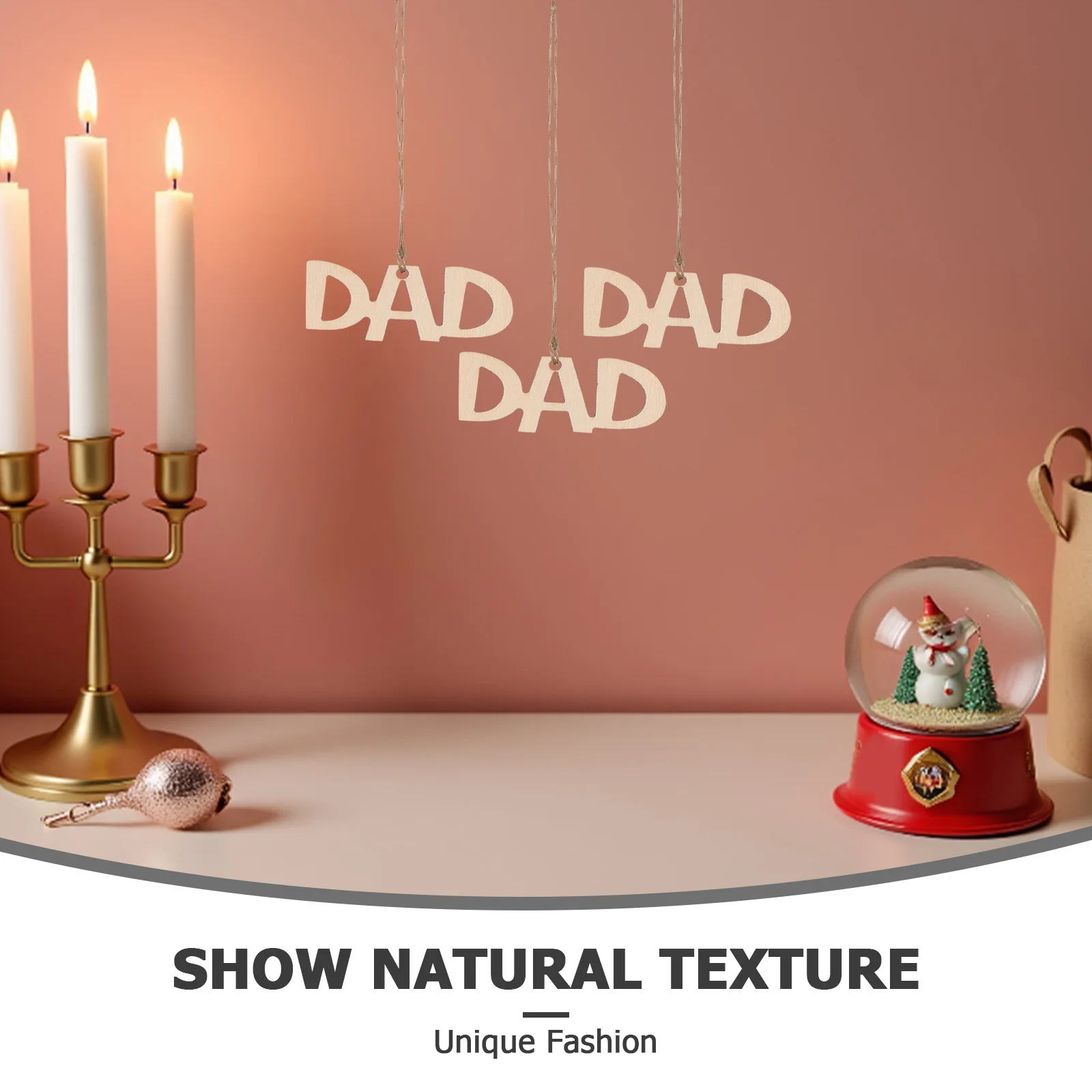 30個の木製吊り下げオーナメント 未完成の天然スライス DIY 塗装可能クラフト 父の日 子供 幼児 ホームデコレーション パーティータグ用