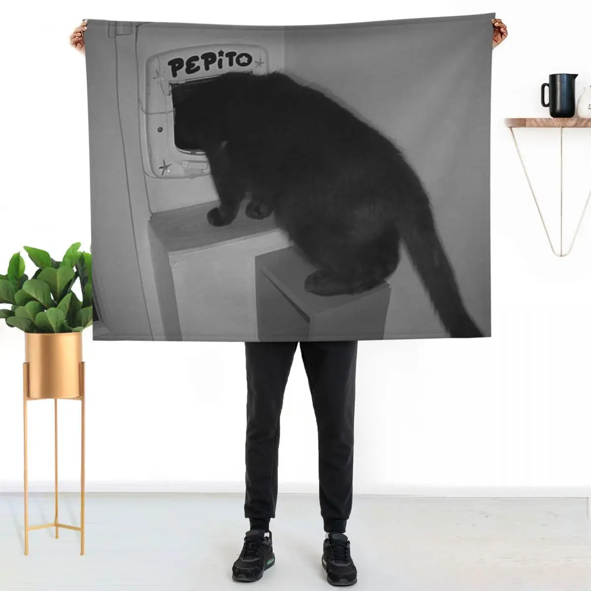 

Pepito (head) is out Throw Blanket Multi Purpose Soft Warm Blanket for Home Travel